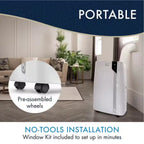 De'Longhi Arctic Whisper Extreme PAC EX390LVYN 700 sq ft Portable AC