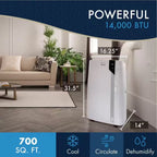 De'Longhi Arctic Whisper Extreme PAC EX390LVYN 700 sq ft Portable AC