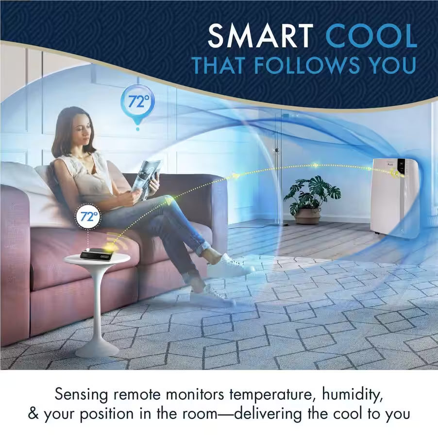 De'Longhi Arctic Whisper Extreme PAC EX390LVYN 700 sq ft Portable AC