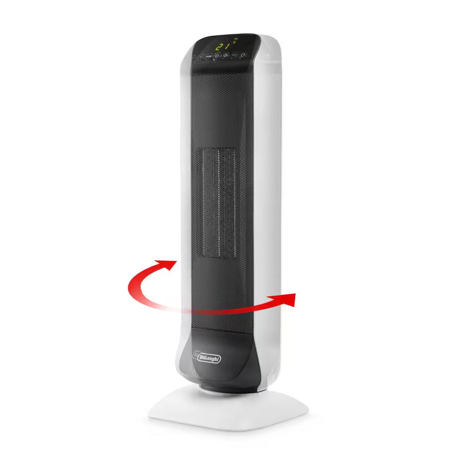 De'Longhi Ceramic Digital Tower Heater (Recycled Plastic)