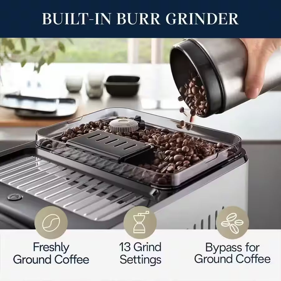 De'Longhi Eletta Explore Fully Automatic Espresso Machine with Cold Brew