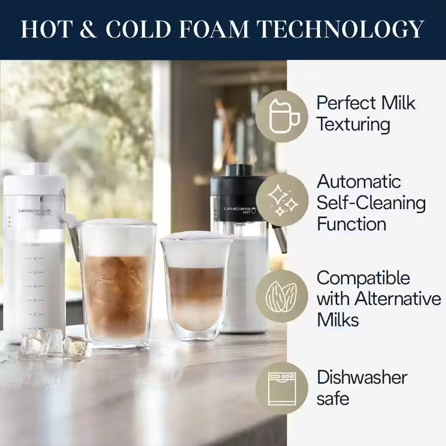 De'Longhi Eletta Explore Fully Automatic Espresso Machine with Cold Brew