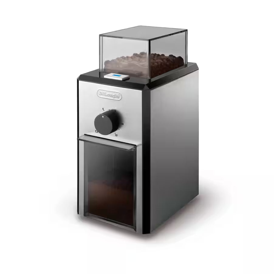De'Longhi Stainless Steel Burr Coffee Grinder, 4.2oz