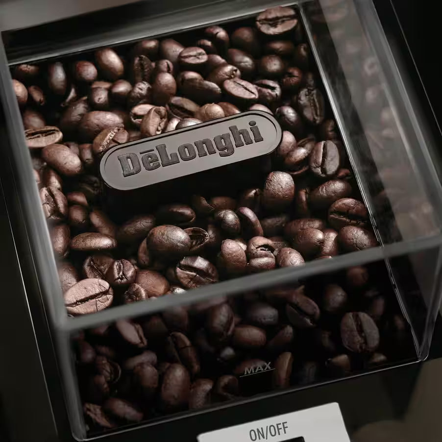De'Longhi Stainless Steel Burr Coffee Grinder, 4.2oz