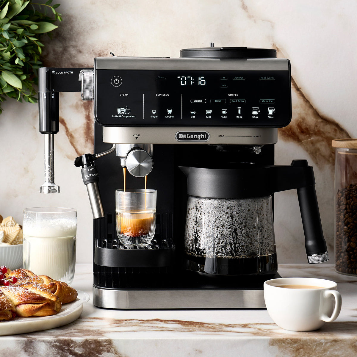 De'Longhi All-in-One Combination Coffee & Espresso Machine
