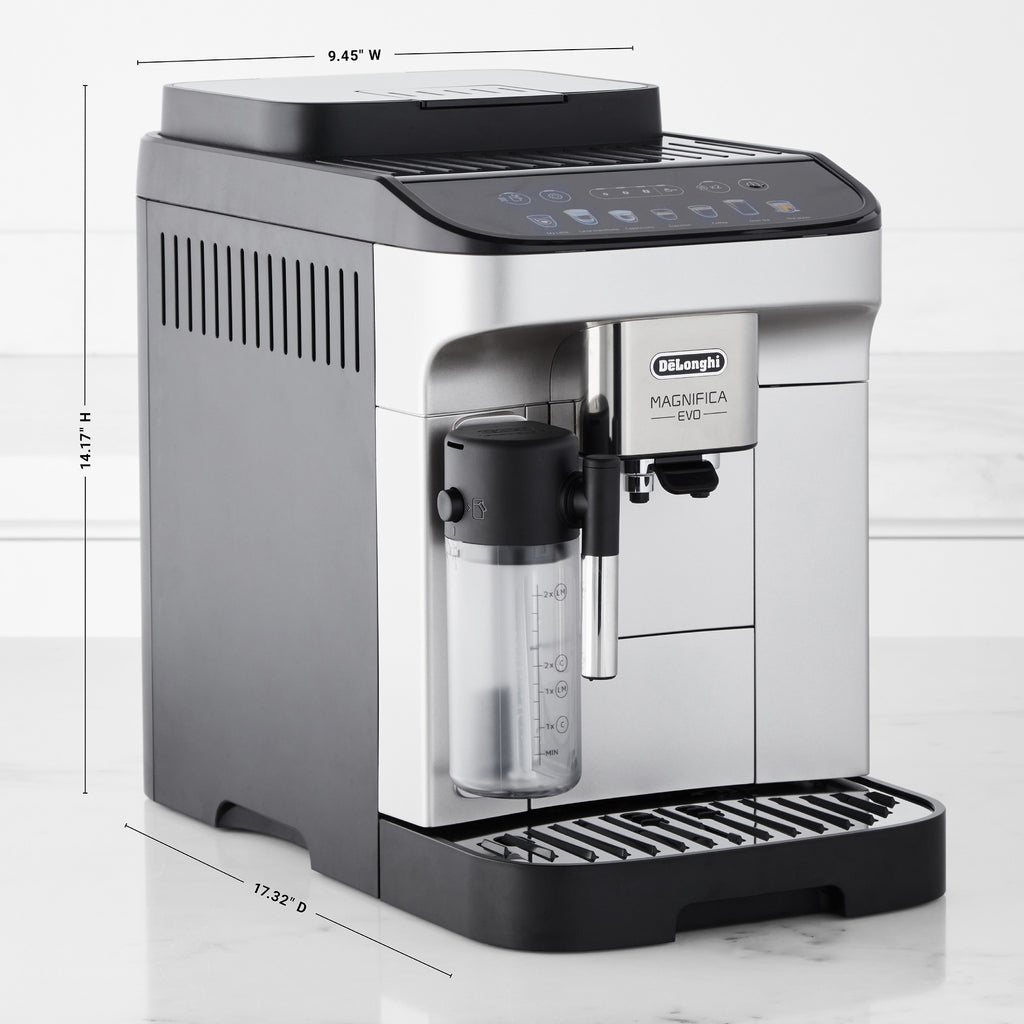 De'Longhi Magnifica Evo Fully Automatic Espresso Machine with LatteCrema System