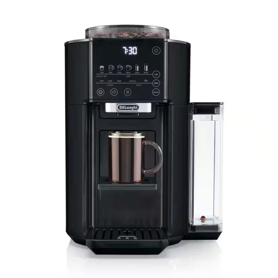 De'Longhi TrueBrew Drip Coffee Maker, Stainless with Carafe