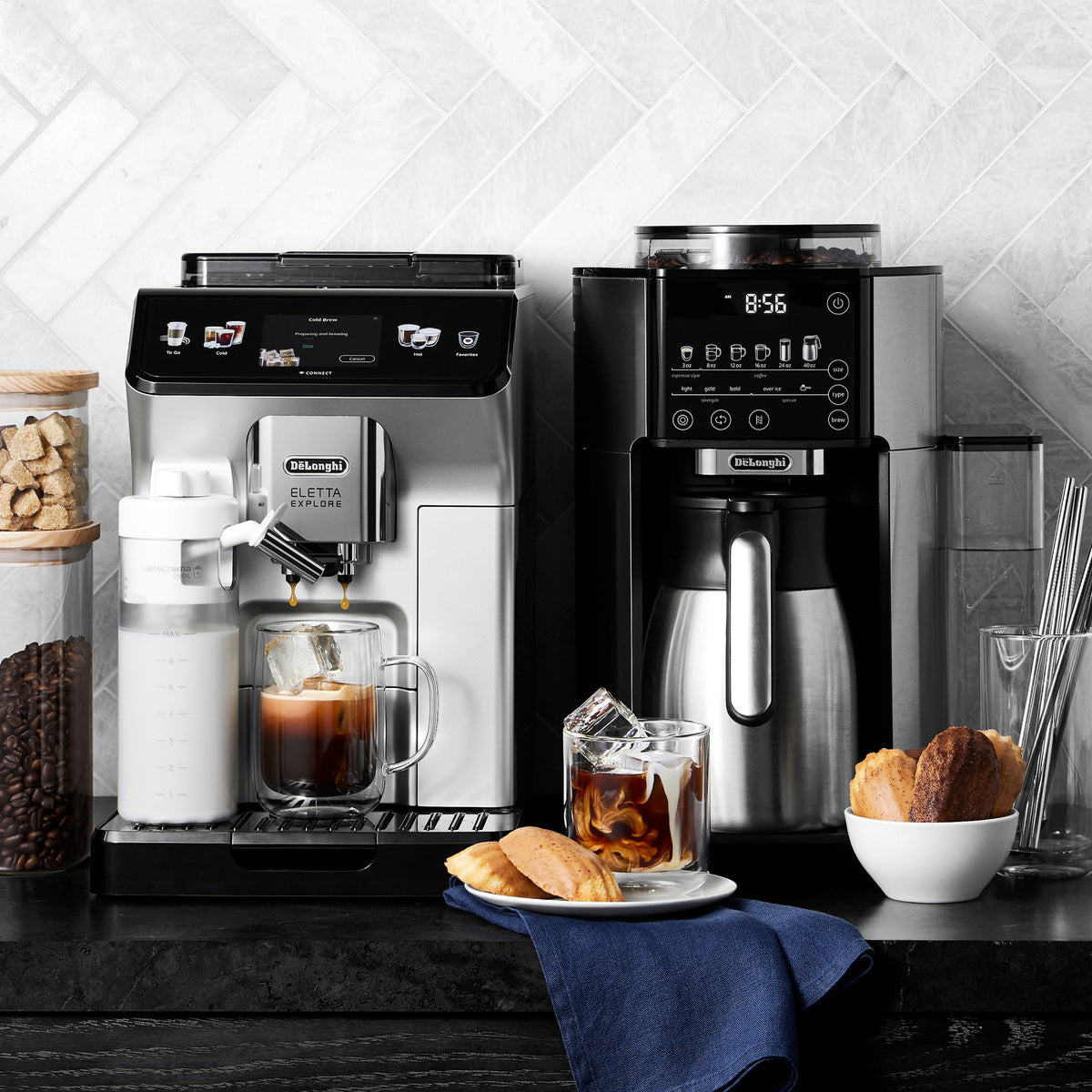 De'Longhi TrueBrew Drip Coffee Maker, Stainless with Carafe