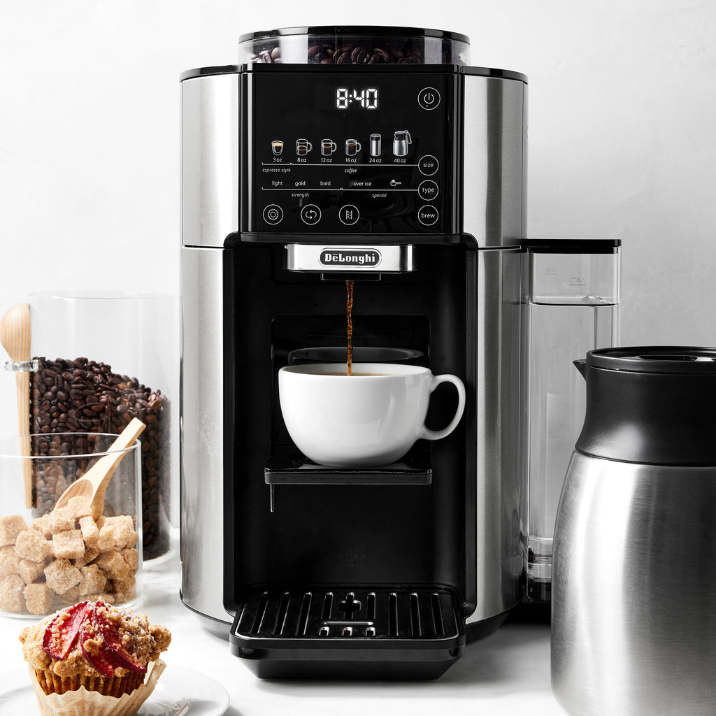De'Longhi TrueBrew Drip Coffee Maker, Stainless with Carafe