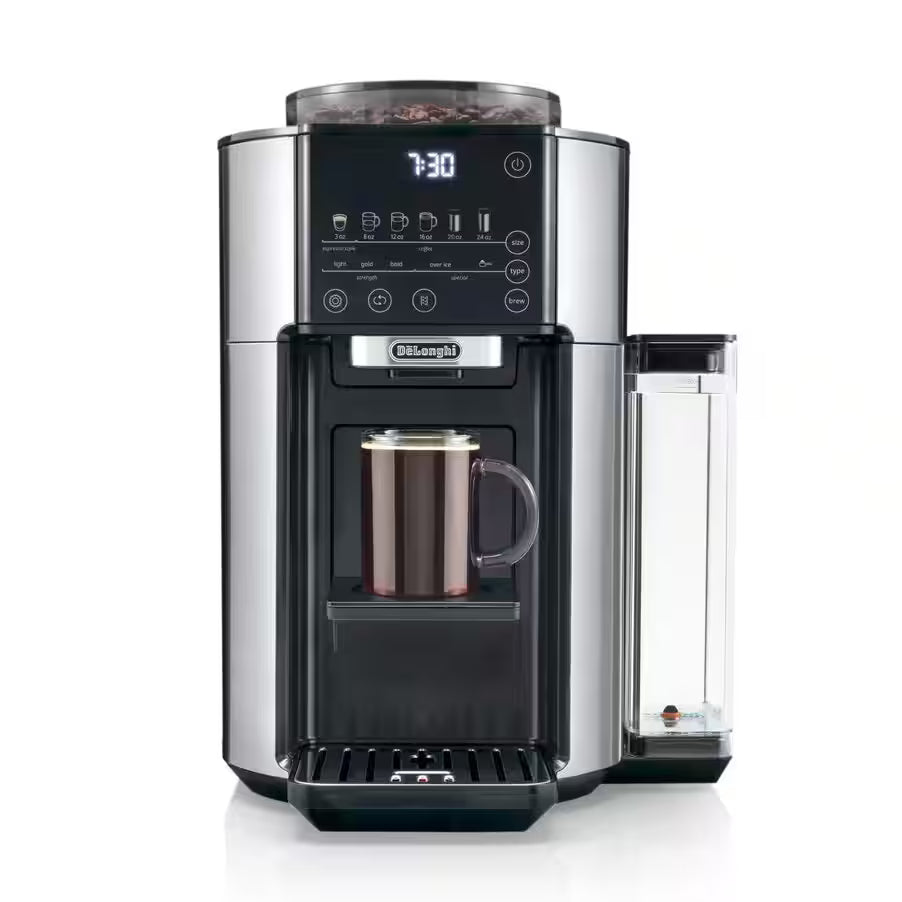 De'Longhi TrueBrew Drip Coffee Maker, Stainless with Carafe